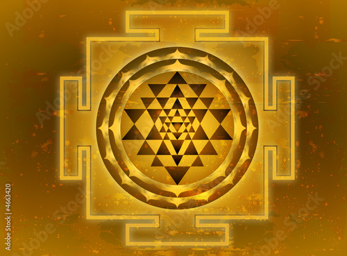 Grunge Shree Yantra