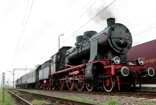Retro steam train - Poland, Wolsztyn