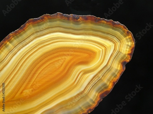 yellow agate slices