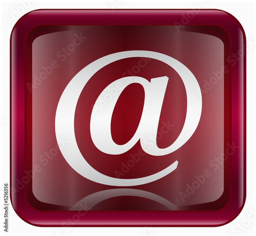 email symbol icon, isolated on white background.