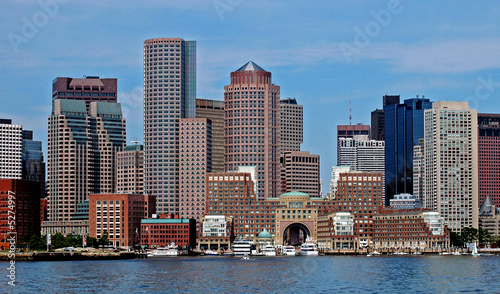 Boston City Skyline