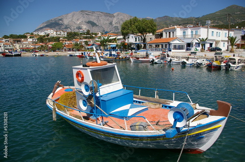 Fishing Boat in Marathokambos, Samos, Greece