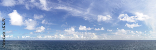 panoramique ciel et mer