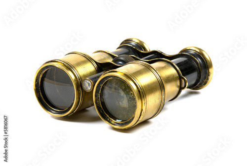 old sea binoculars