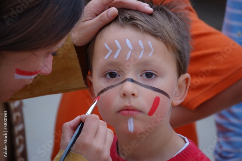 maquillage petit indien