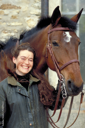 cavalière et son cheval