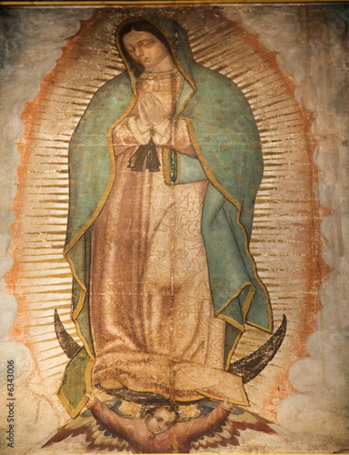 Guadalupe Painting 1531 Revelation Guadalupe Shrine Mexico