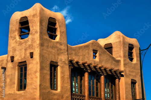 Modern Pueblo style arhitecture house