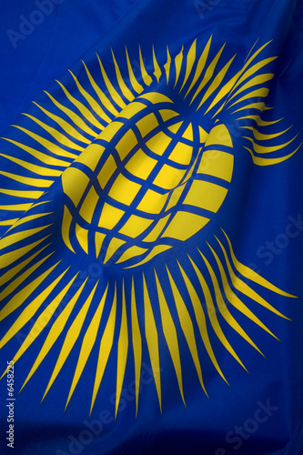 British commonwealth flag, portrait