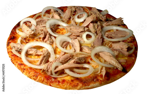 Pizza zwiebeln tuna