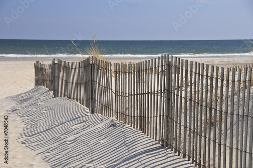 Sand Dunes in Wildwood Beach