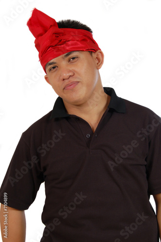 man with balinese turban