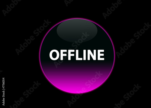 button offline pink neon
