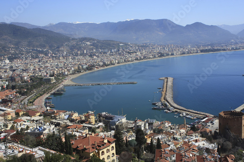 320 High view of Alanya bay