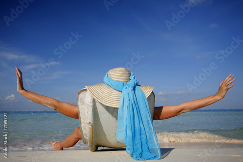 Mujer en la Playa