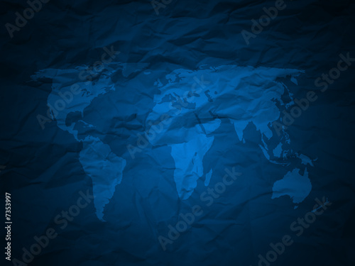 world map blue texture