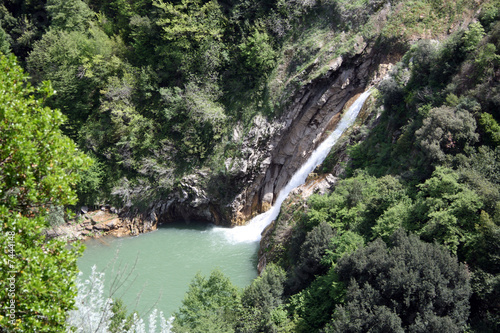 Il lago della cascata grande