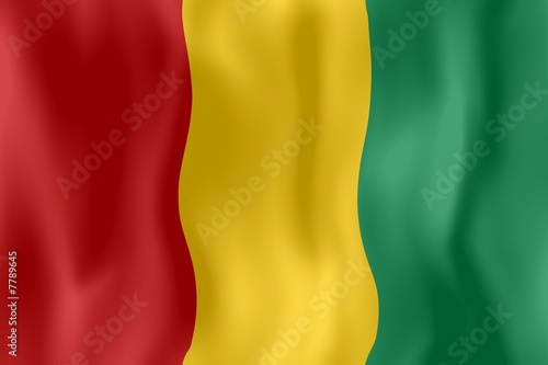 drapeau froissé guinee guinea crumpled flag