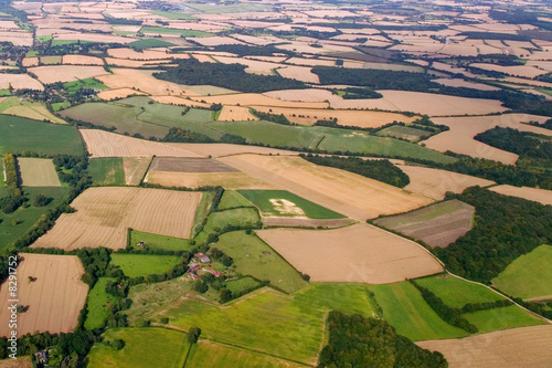 Rural ariel landscape