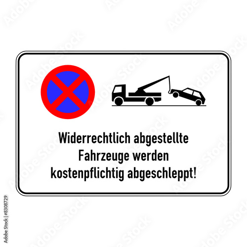 schild parkverbot