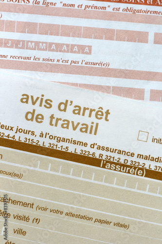 assurance, , hopitaux, maladie, ,arrêt, travail, avis 