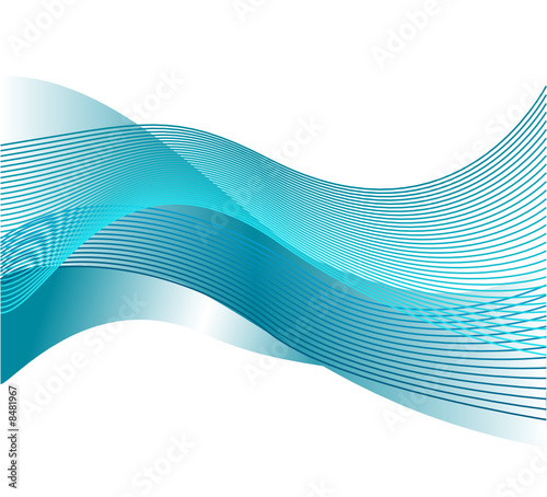 Blue vector abstract background