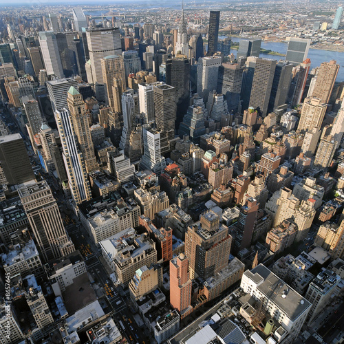 AERIAL VUE OF MANHATTAN (NEW YORK, USA)