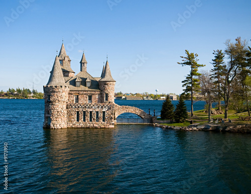 Boldt Castle on Heart Island on St. Lawrence River