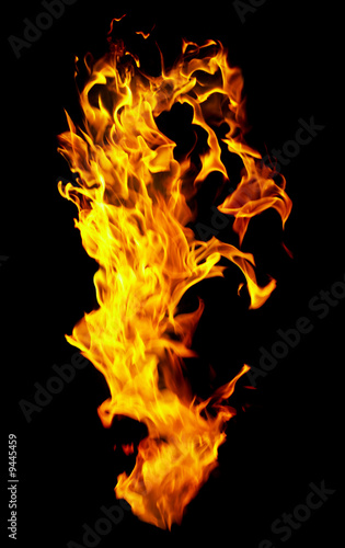 Fire photo on a black background .....