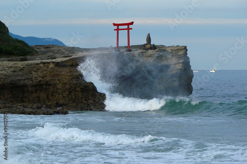 Shirahama beach on Izu peninsula