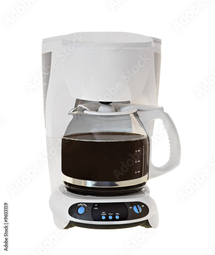 Coffee maker isolated on a white background