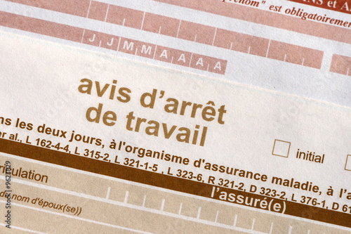 assurance, , hopitaux, maladie, ,arrêt, travail, avis