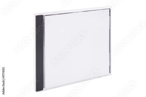 DVD case isolated on a white background.