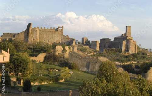 cartolina parte antica di tuscania