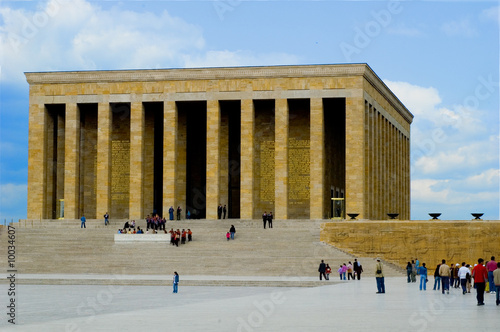 Founder of modern Turkey, Ataturk's mausoleum in Ankara