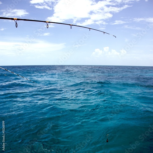 Rod and Reels on fishing boat