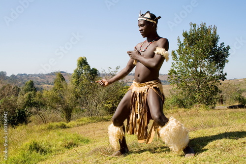 african zulu dancer