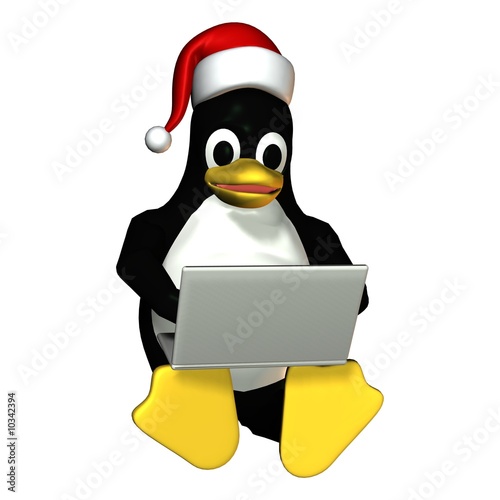 Weihnachts - Pinguin