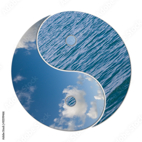 Ying Yang, 2 elements (water & air) in balance