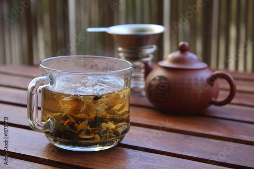 Green tea with american ginseng,chrysanthemum......