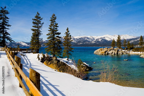 Lake Tahoe in winter