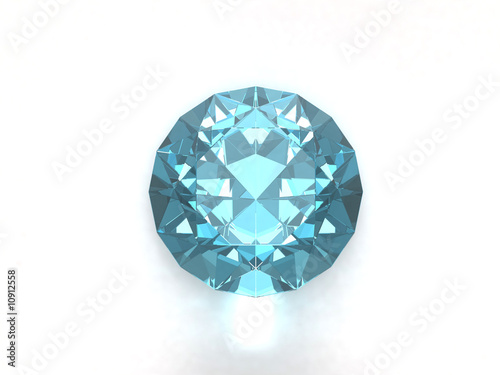 Sky blue topaz