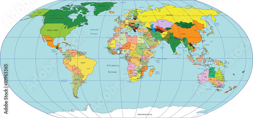 Map of world