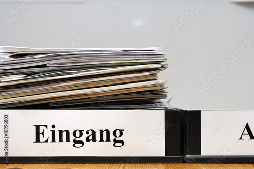 Büro, Eingangskorb, Ausgangskorb