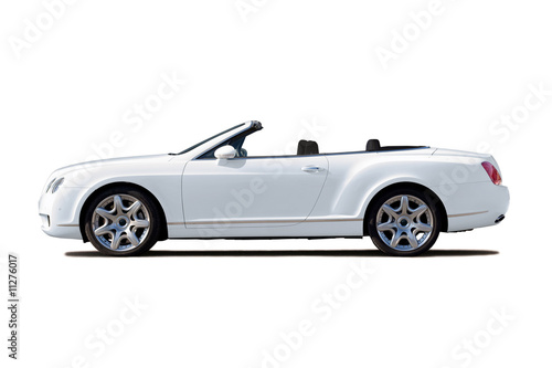 White cabriolet