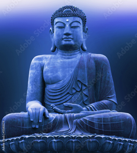 buddah blau