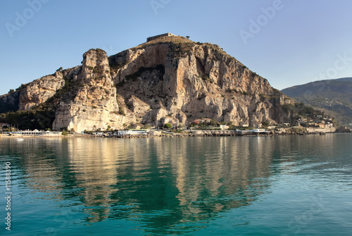 Italy Jupiter temple hill in Terracina