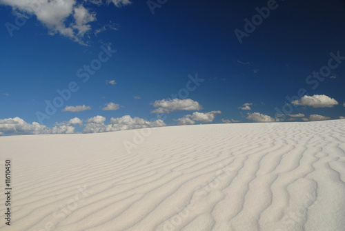 White Sands And Blue Sky
