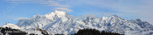 panorama du mont-blanc