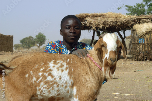 L'éleveur et son bouc